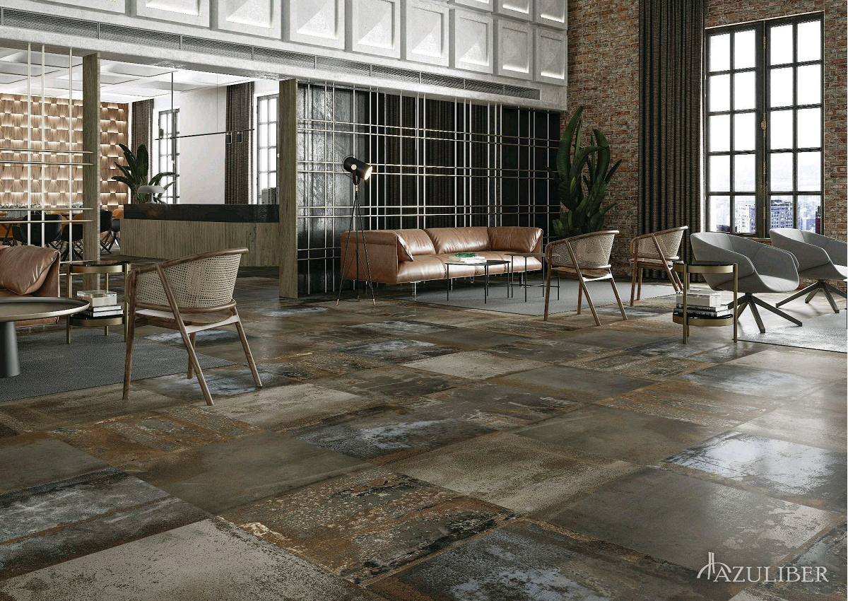 CARRELAGE AZULIBER SOLID 65X65 BROWN