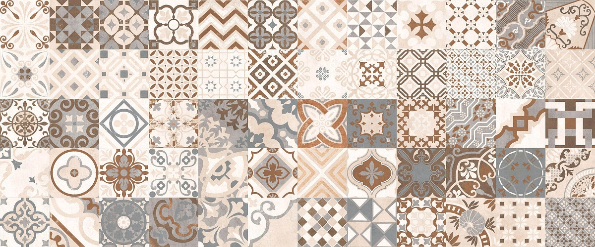 CARRELAGE CASALGRANDE OPUS 20X20 CEMENTINA MULTICOLOR BEIGE MIX