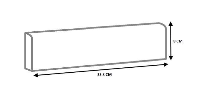 PLINTHE APOLO ALPE 8X33.3