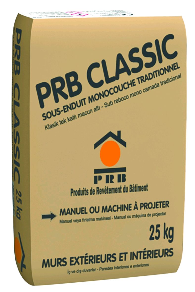 Sous-Enduit Monocouche Lourd Grain Fin PRB CLASSIC F  25 Kg