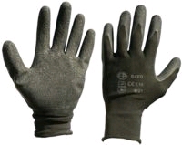 GANTS NYLON NOIR T.10 ENDUCTION LATEX