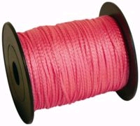 CORDEAU TRESSE FLUO ROSE 1.5X200