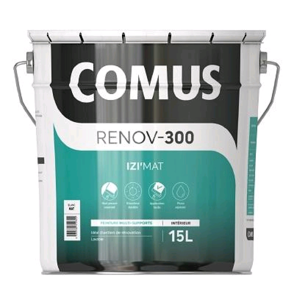 PEINTURE COMUS IZI'MAT R-300  BLANC 15L