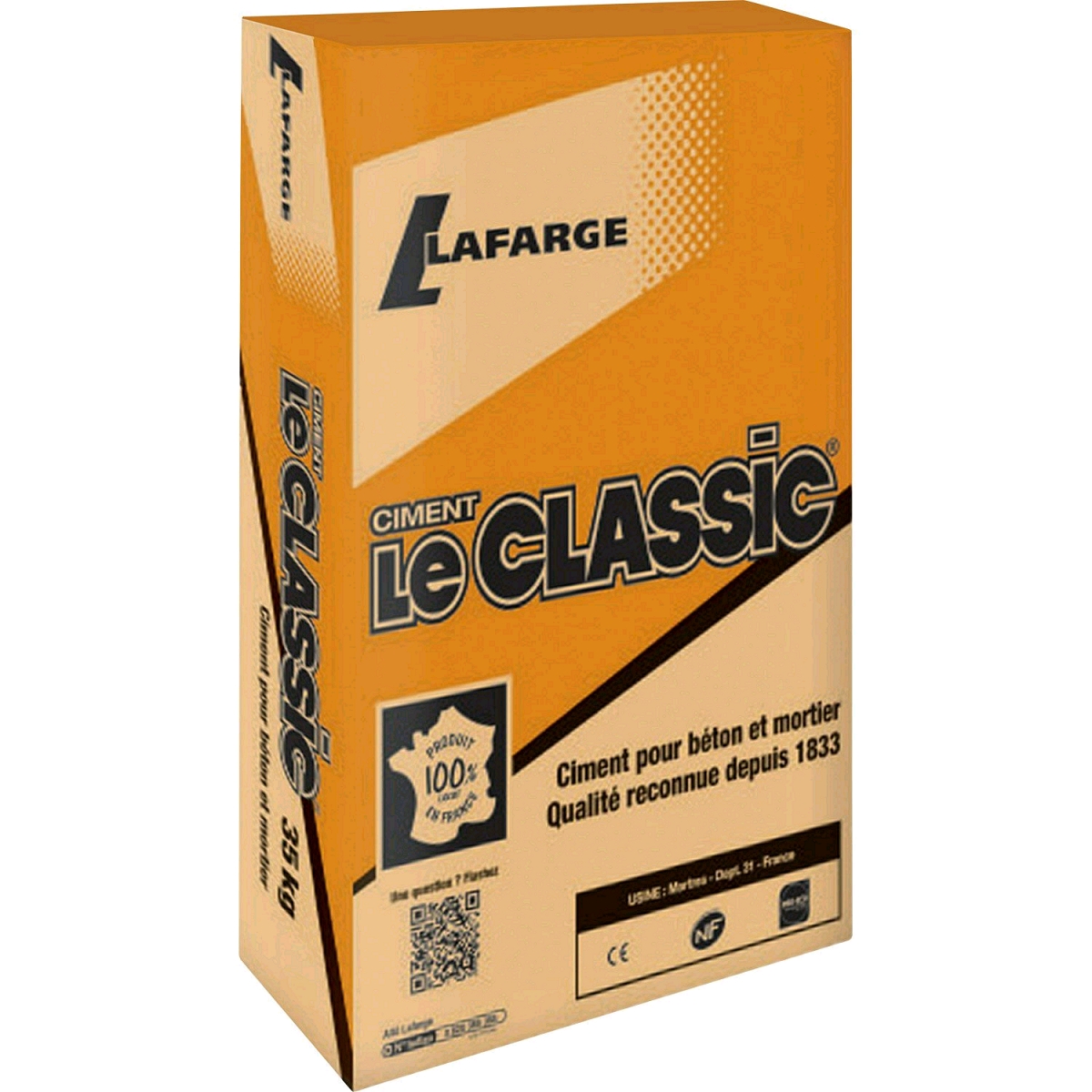 LAFARGE CIMENT Le Classic CEM II/B-LL32.5R CE NF 35Kg