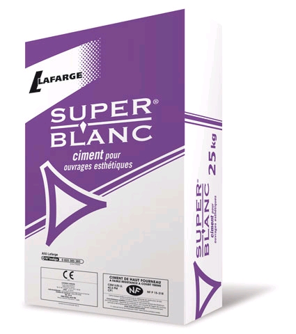 LAFARGE CIMENT Superblanc CEM II/B-LL 32,5R CE CP2 NF 25Kg