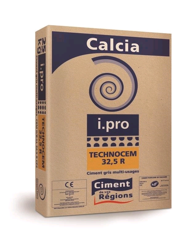 CALCIA CIMENT i.pro Technocem CEM II/B-LL 32,5 R CE CP2 NF - 35Kg