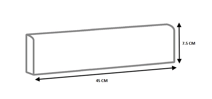 PLINTHE STN TALENT 7.5X45