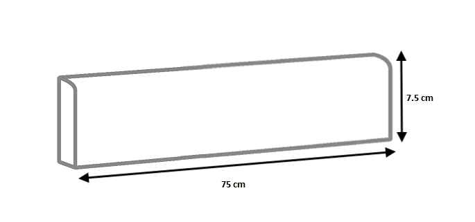 PLINTHE SNT ELEMENTI 7.5X75