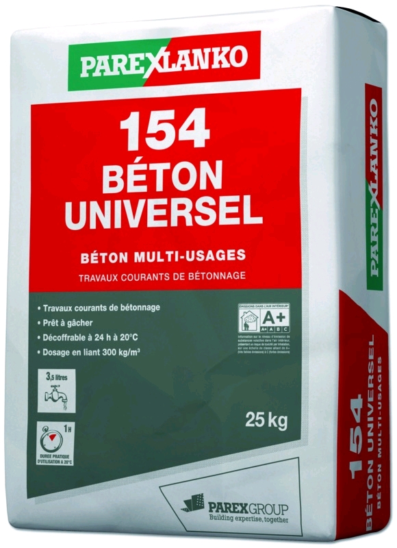 Béton Universel PAREX 154 - 25 Kg