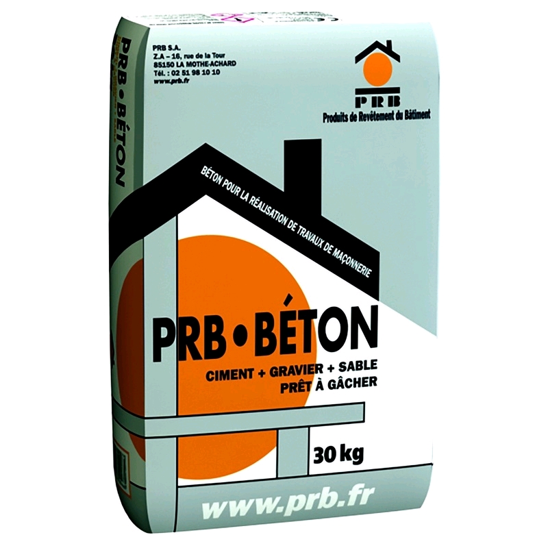 PRB BETON Prêt à L'Emploi - 30 Kg