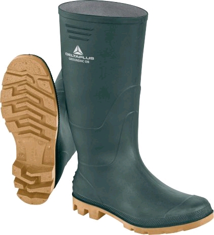 Bottes de Travail Ground PVC Verte