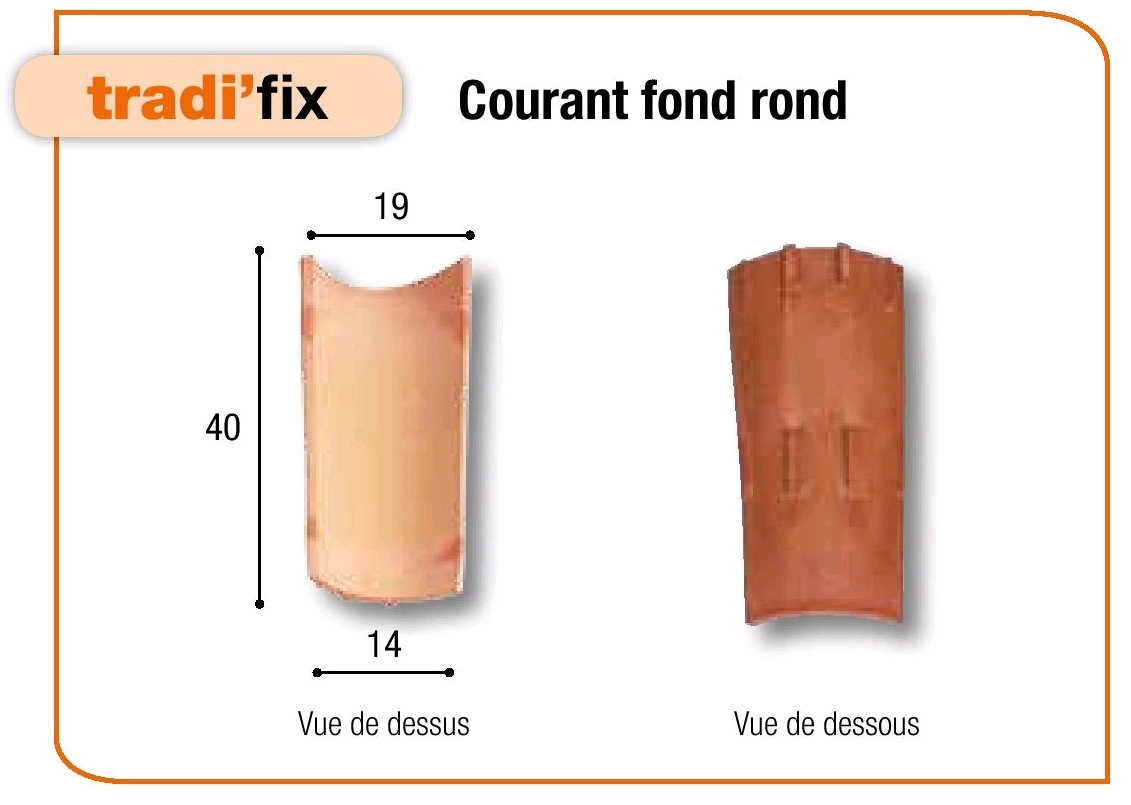 Tuile Tradifix 40