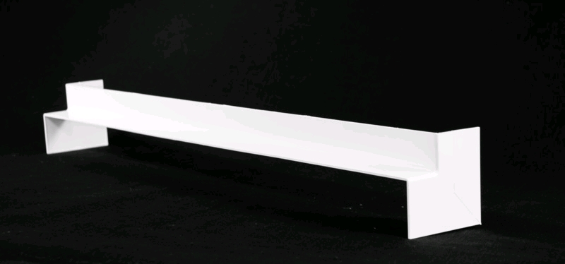 Angle Intérieur Double Hauteur 50cm pour RIVECEL - Blanc
