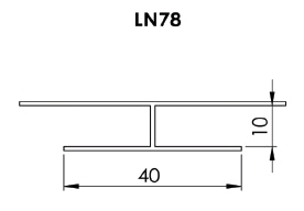 Profilé de Jonction PVC Longueur 4ml - Blanc