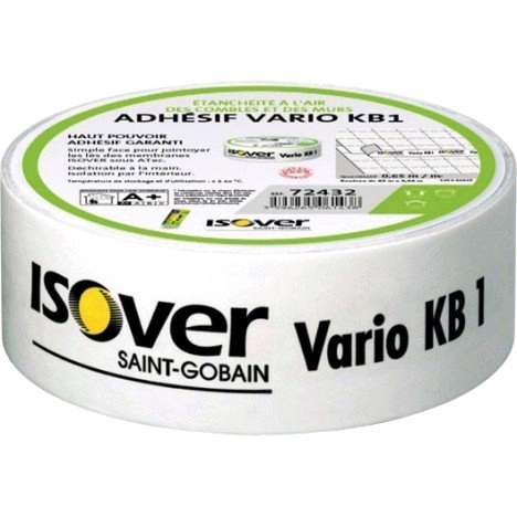 ISOVER Vario KB1 - Adhésif de recouvrement des membranes d'étanchéité à l'air