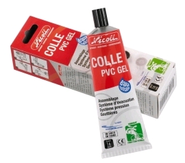 Colle PVC Gel NICOLL TSON - Tube 125Gr