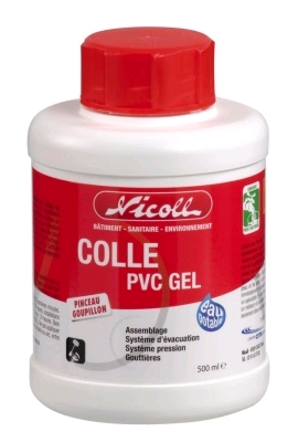 Colle PVC Gel NICOLL BP50N - POT 500Gr