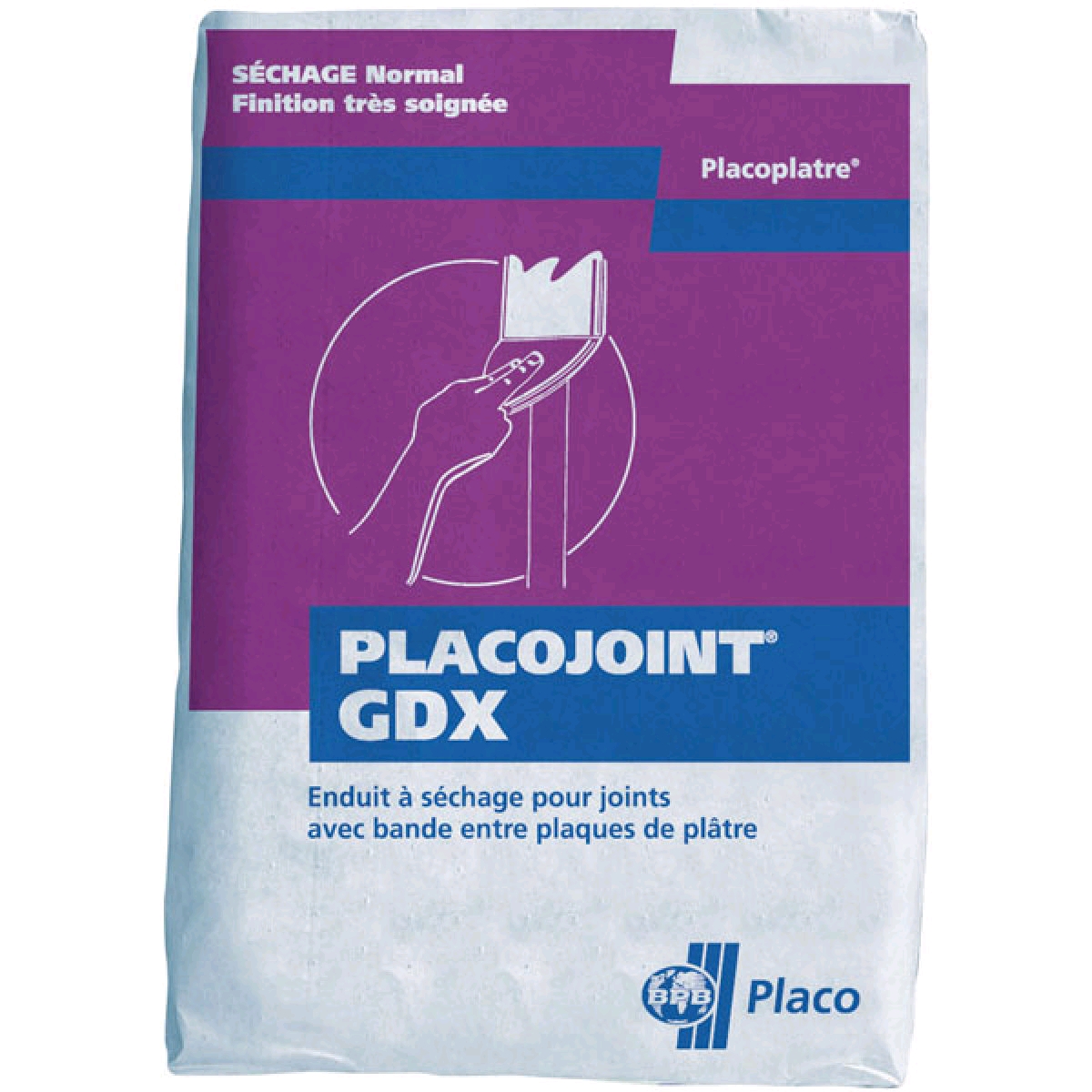 Enduit à joint en poudre PLACOJOINT® GDX sac de 5 kg