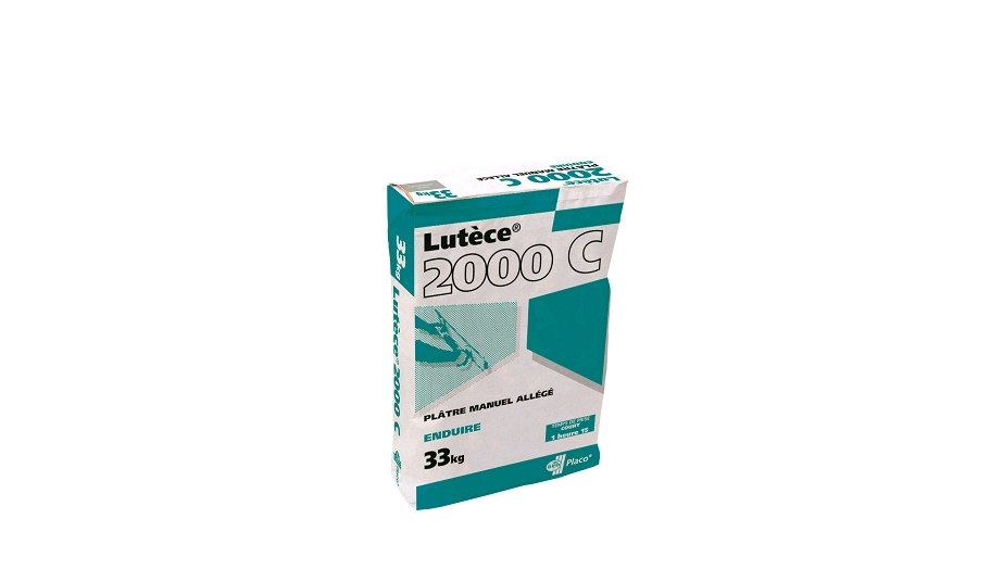 Plâtre manuel LUTECE 2000® Cour sac 33kg