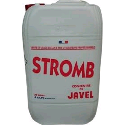 Bidon de 20L Chlore liquide 48° - Javel - Sans anti-tartre - Medisel