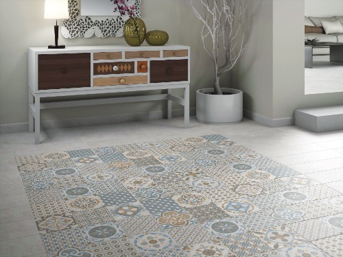 Carrelage tapis